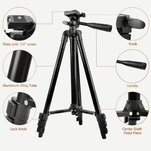 On the Go Adjustable Metal Tripod | 50” Max approx